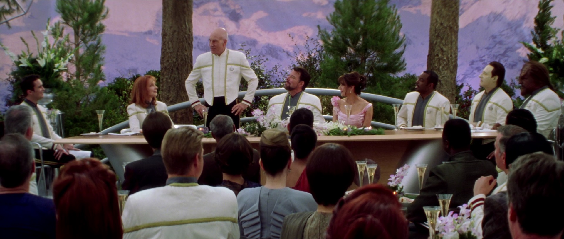 Riker and Troi's wedding