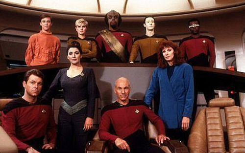 The Enterprise crew in season 1